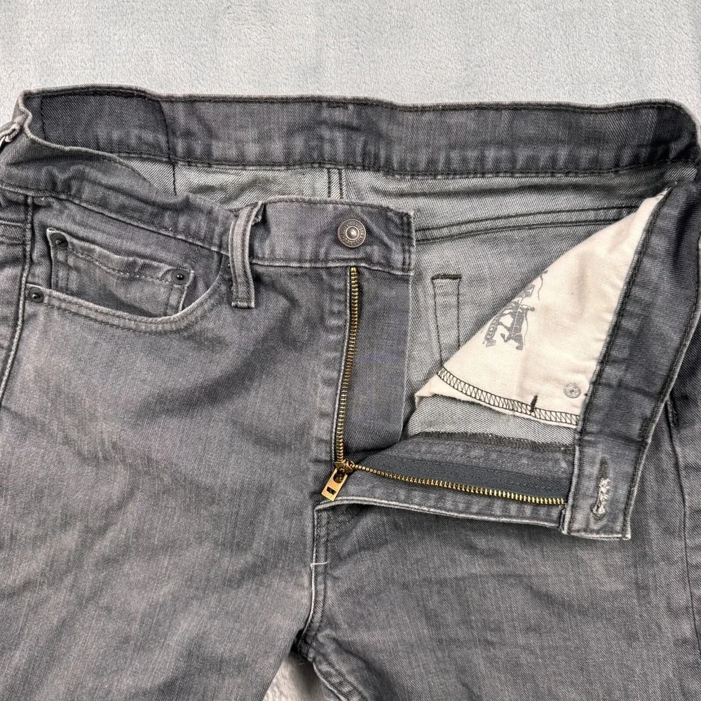 Levi's 510 Jeans Men's 32x34 Gray‎ Skinny Fit Denim Stretch Pants